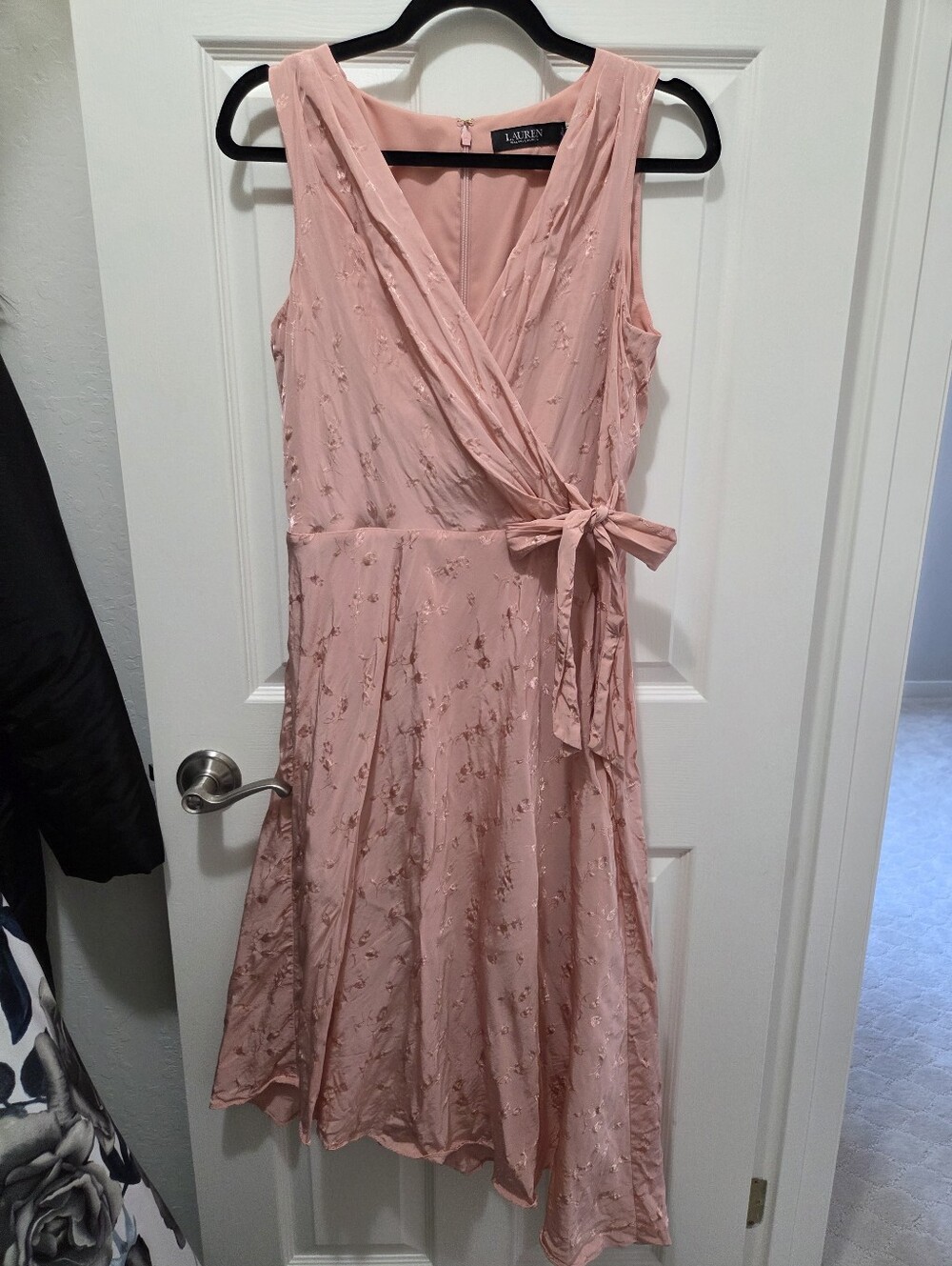 Lauren Ralph Lauren Floral Jacquard Sleeveless Dress